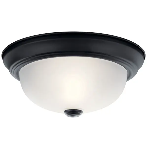 A practical 2-light flush mount with clean lines and satin etched glass. Perfect for hallways, bedrooms, and utility spaces where reliable lighting meets budget-conscious design.