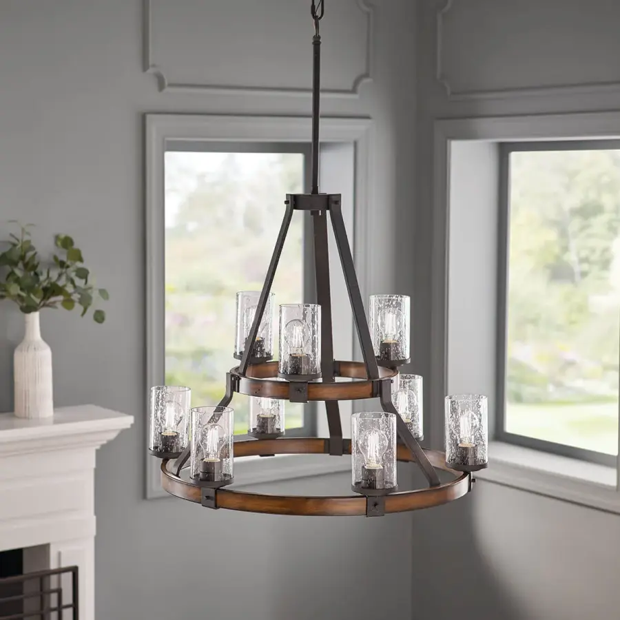 Barrington 9-Light Multi-Tier Chandelier - Image 4