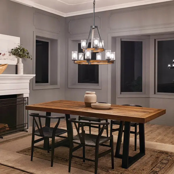 Barrington 9-Light Multi-Tier Chandelier - Image 6