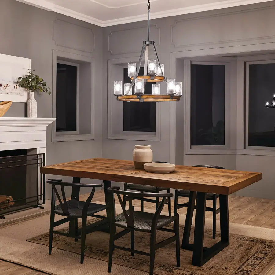 Barrington 9-Light Multi-Tier Chandelier - Image 6