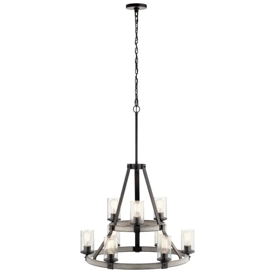 Barrington 9-Light Multi-Tier Chandelier - Image 1