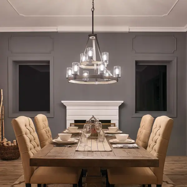 Barrington 9-Light Multi-Tier Chandelier - Image 6
