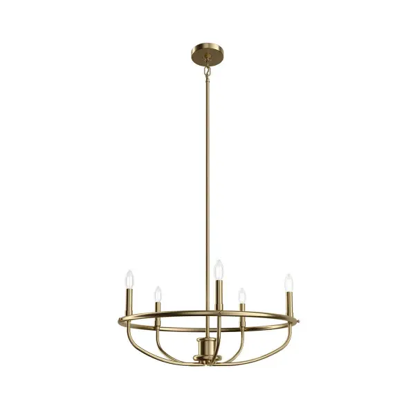 Bethel 5-Light Chandelier in Classic Bronze - Image 2