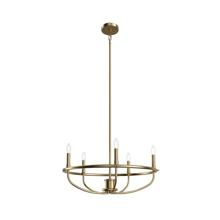 Bethel 5-Light Chandelier in Classic Bronze - Image 2