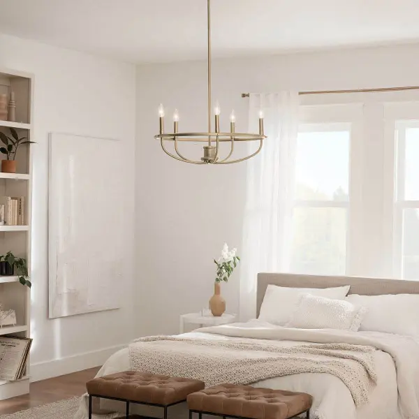 Bethel 5-Light Chandelier in Classic Bronze - Image 7
