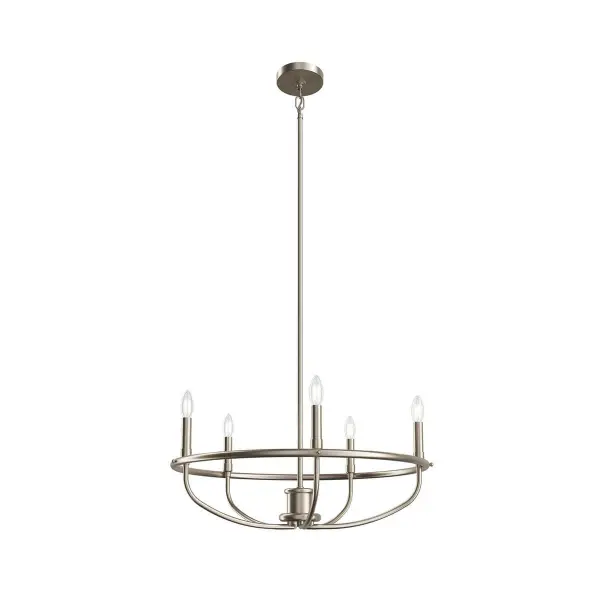 Bethel 5-Light Chandelier in Brushed Nickel - Image 2