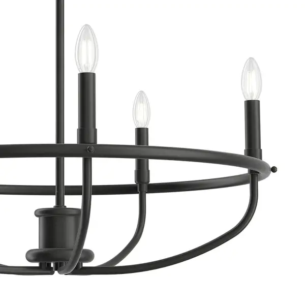 Bethel 5-Light Chandelier in Black - Image 3