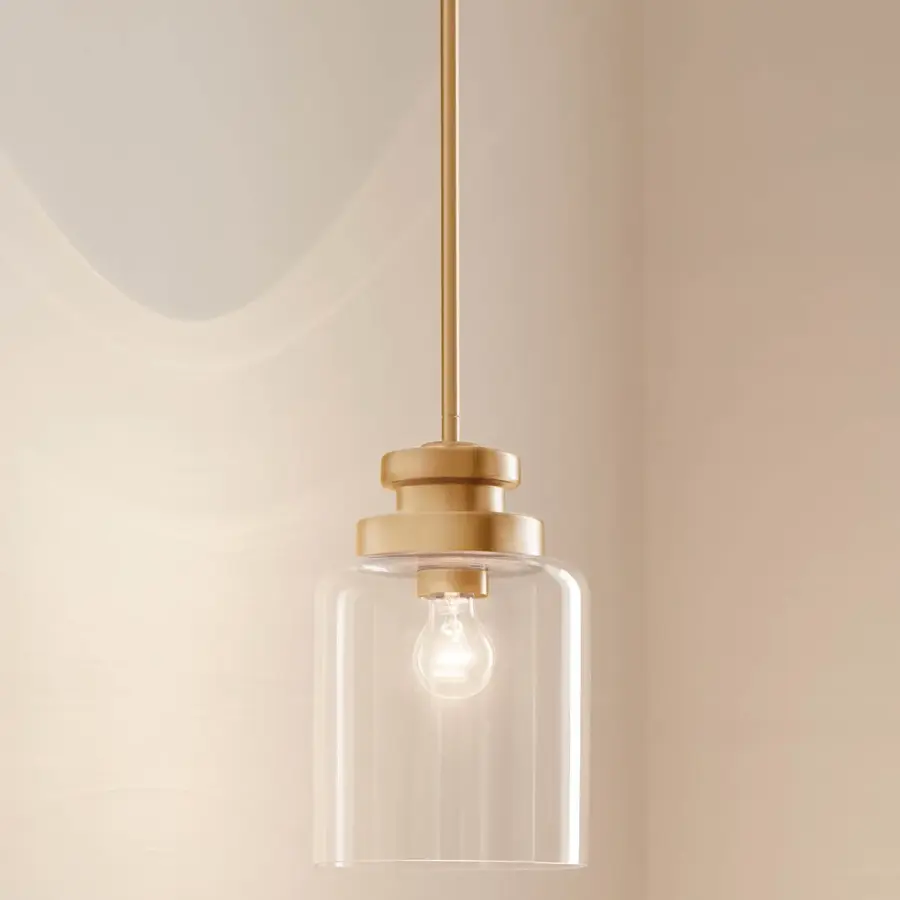 Annabeth Mini Pendant in Classic Gold - Image 5
