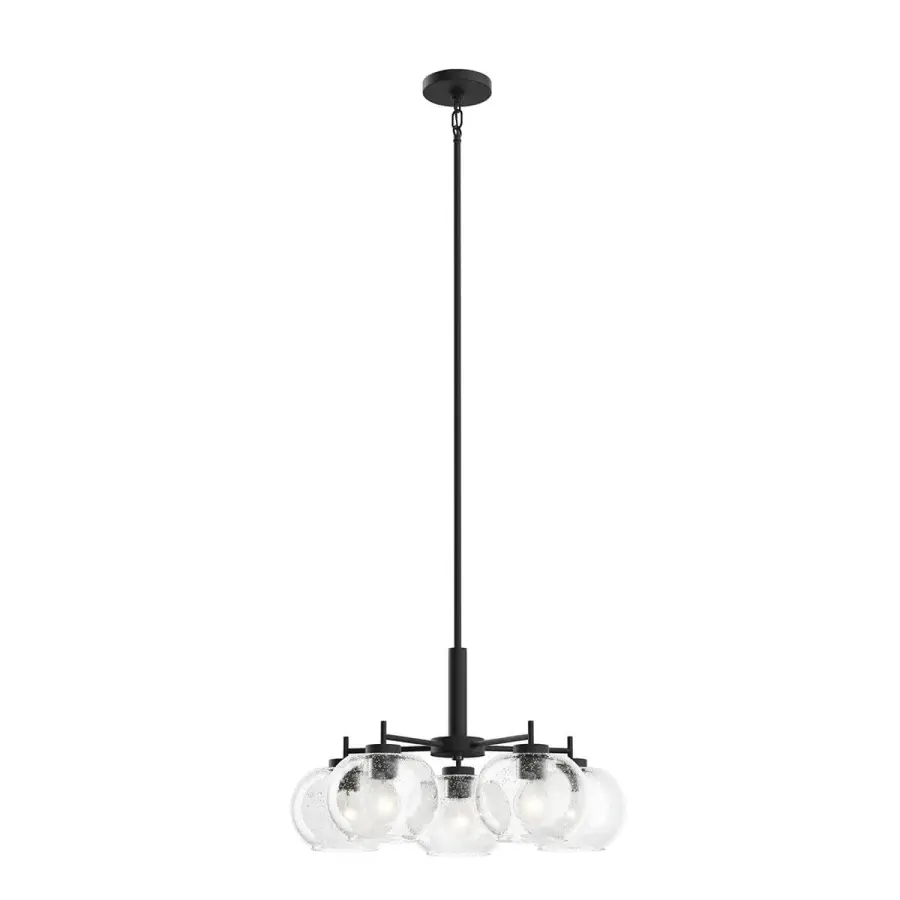 Anamaya 5-Light Chandelier with Seeded Glass - Image 2