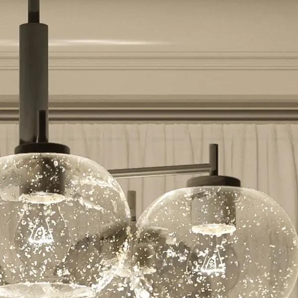 Anamaya 5-Light Chandelier with Seeded Glass - Image 11