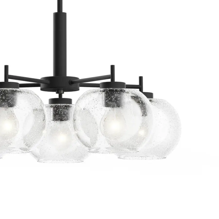 Anamaya 5-Light Chandelier with Seeded Glass - Image 3