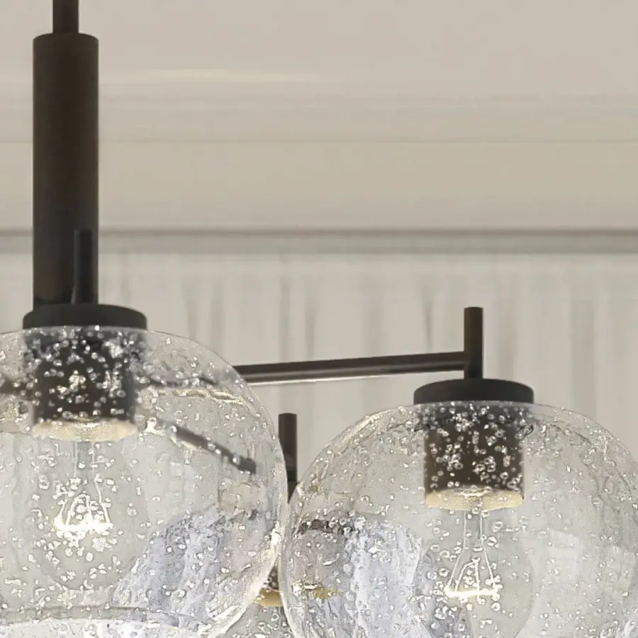 Anamaya 5-Light Chandelier with Seeded Glass - Image 7