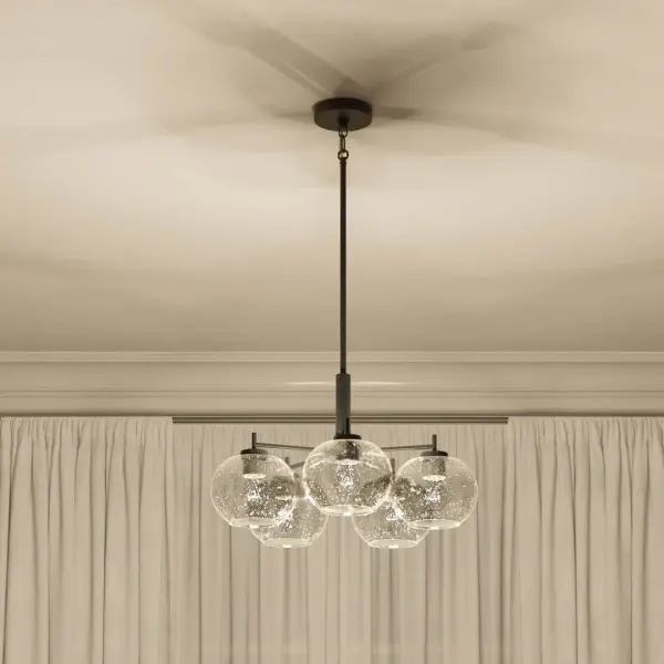 Anamaya 5-Light Chandelier with Seeded Glass - Image 8
