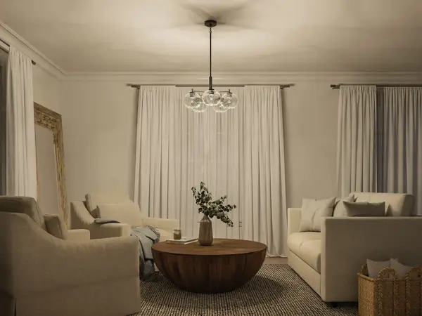 Anamaya 5-Light Chandelier with Seeded Glass - Image 10