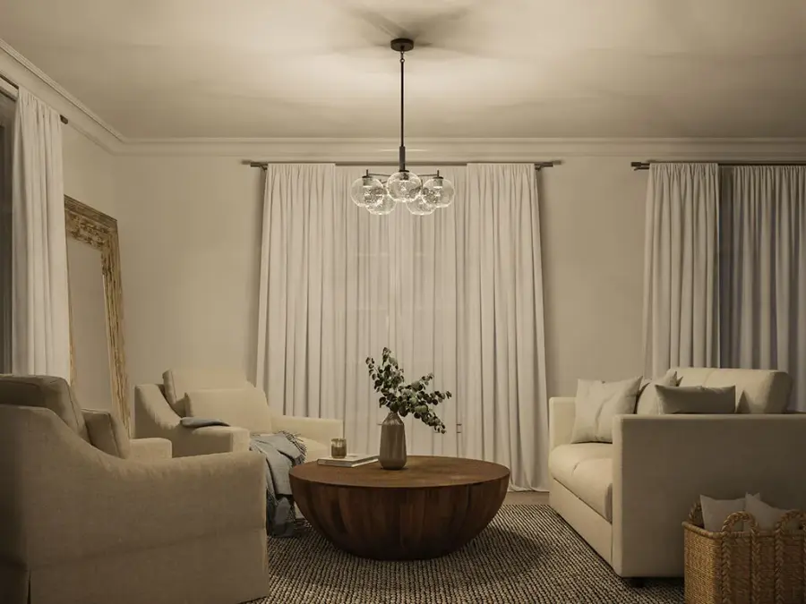 Anamaya 5-Light Chandelier with Seeded Glass - Image 10