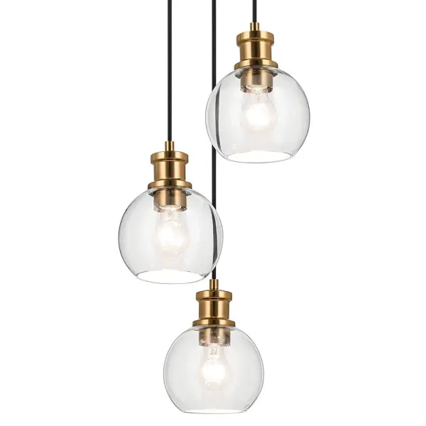Clove 3-Light Cluster Pendant - Image 1