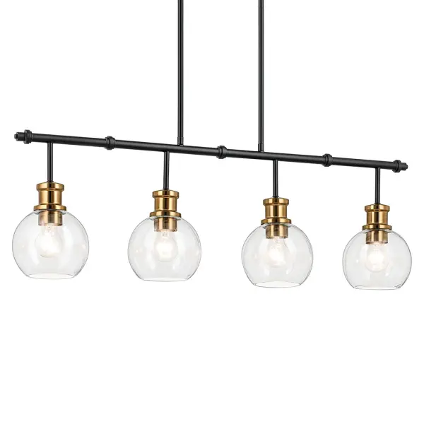 Clove 4-Light Linear Chandelier - Image 1