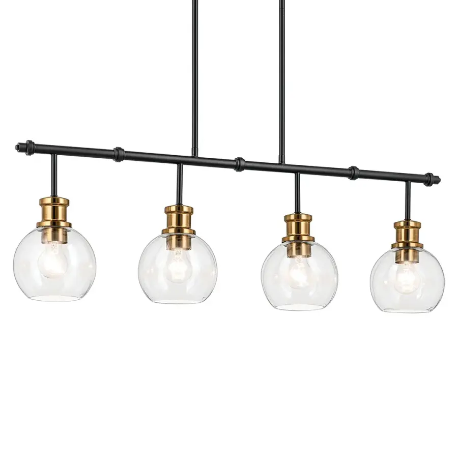 Clove 4-Light Linear Chandelier - Image 1