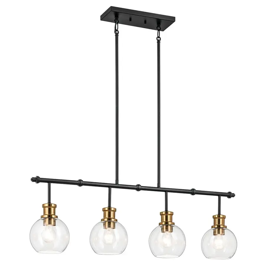 Clove 4-Light Linear Chandelier - Image 2