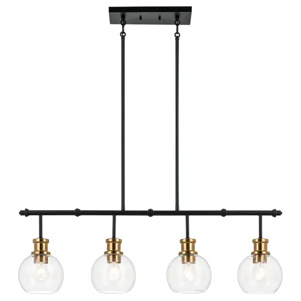 Clove 4-Light Linear Chandelier - Image 4