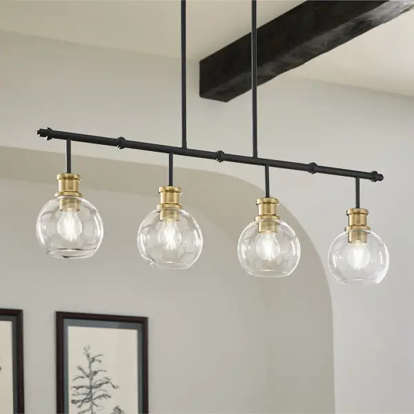 Clove 4-Light Linear Chandelier - Image 5