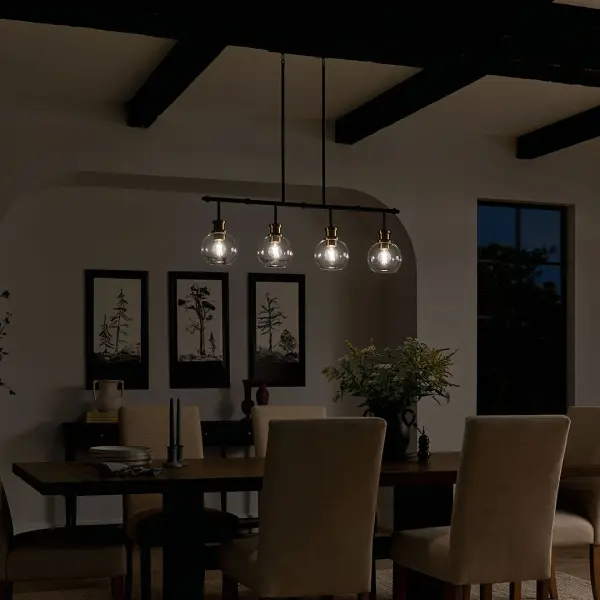 Clove 4-Light Linear Chandelier - Image 7