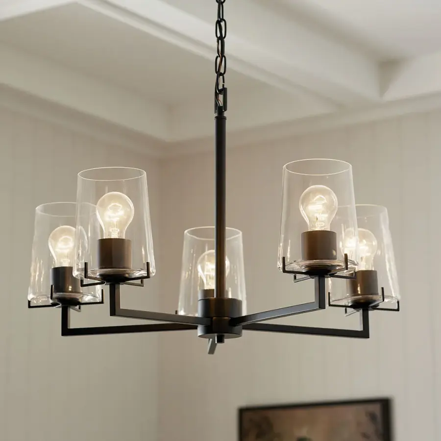 Birk 5-Light Chandelier - Image 5