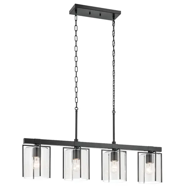 Birk 4-Light Linear Chandelier - Image 2