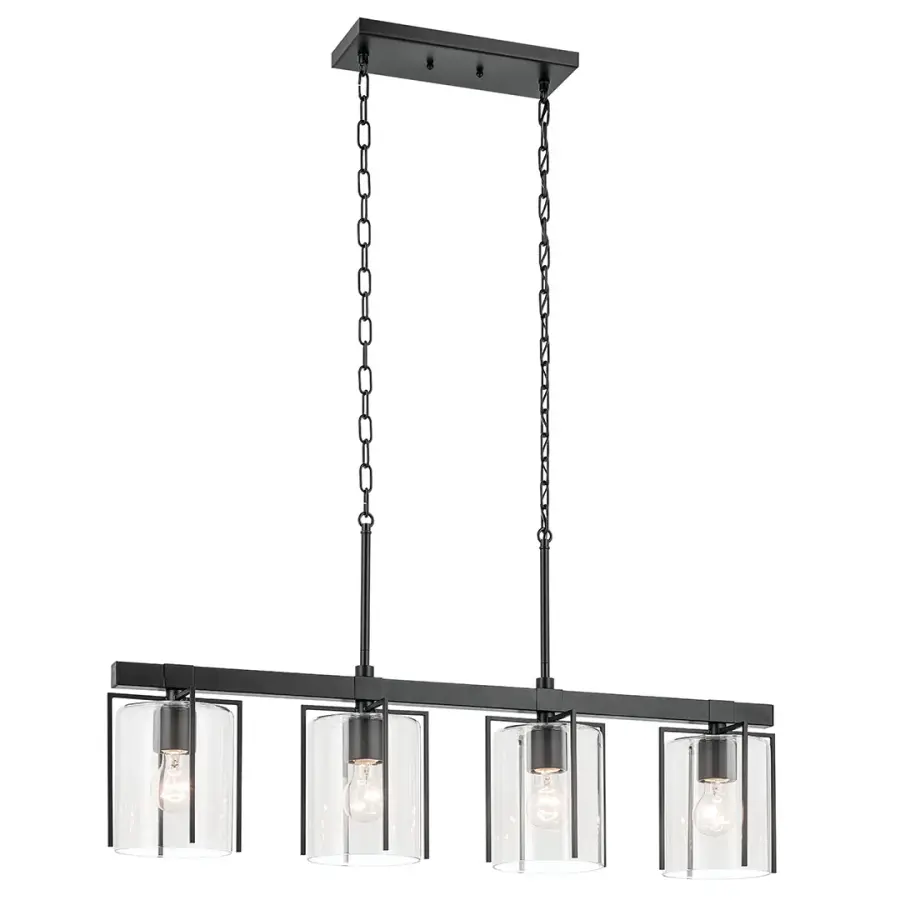 Birk 4-Light Linear Chandelier - Image 2