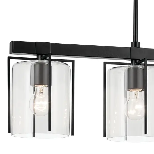 Birk 4-Light Linear Chandelier - Image 3