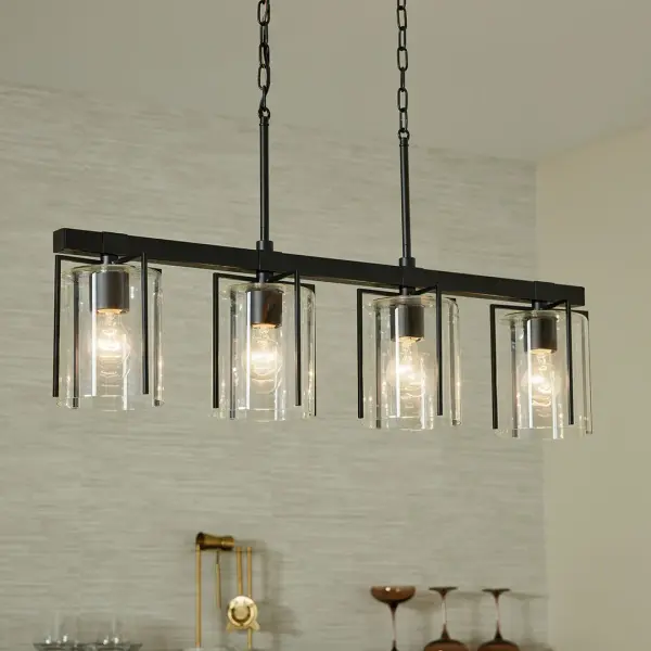 Birk 4-Light Linear Chandelier - Image 5