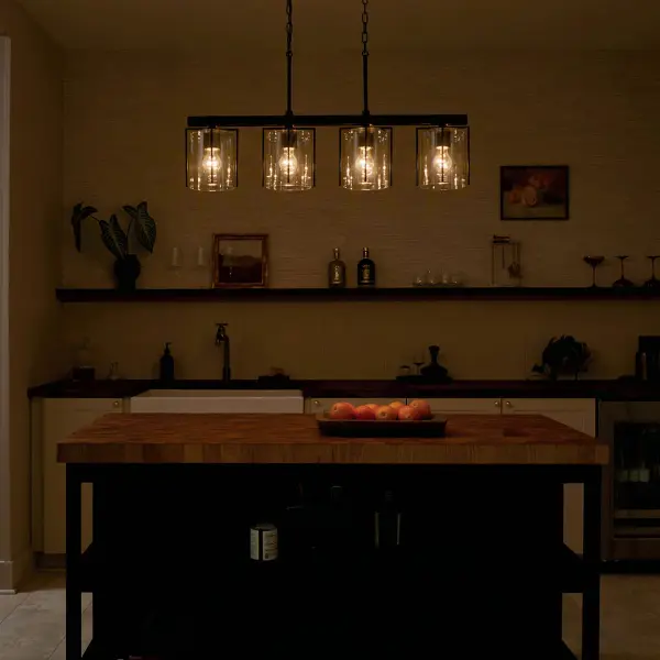 Birk 4-Light Linear Chandelier - Image 7