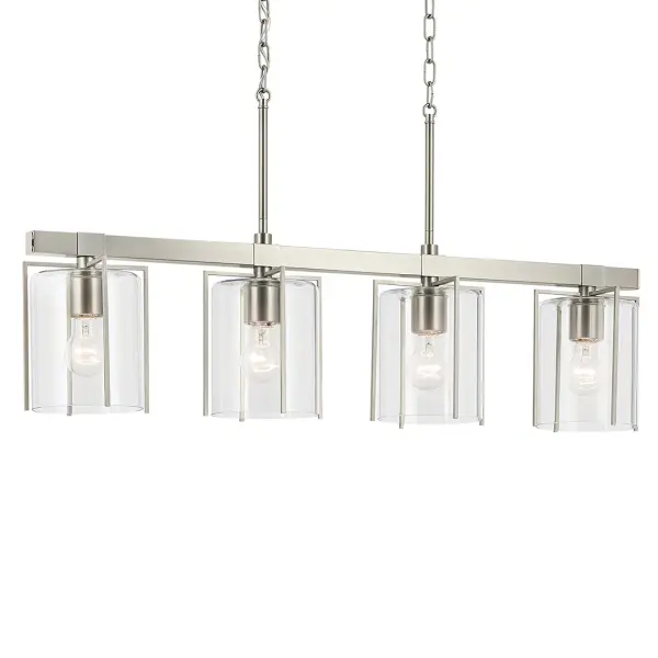 Birk 4-Light Linear Chandelier - Image 1