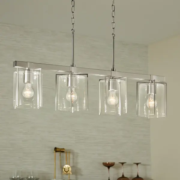 Birk 4-Light Linear Chandelier - Image 4