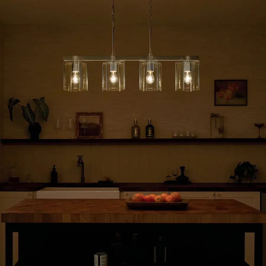 Birk 4-Light Linear Chandelier - Image 6