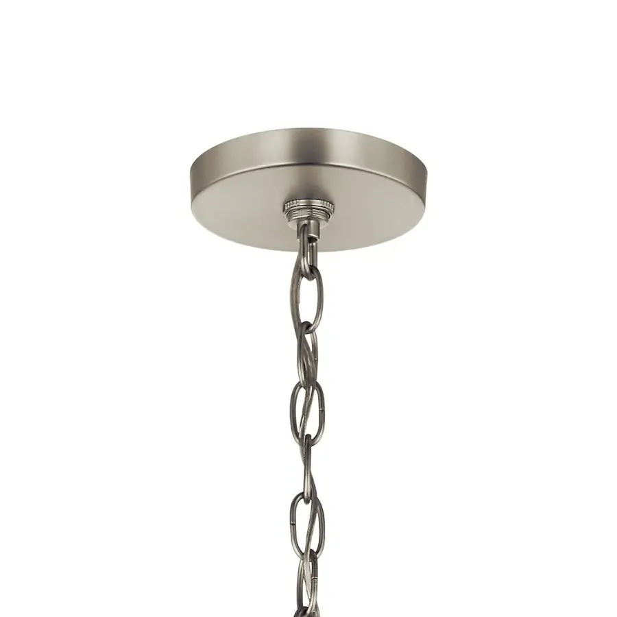 Elegant Coastal-Inspired Chandelier with Water Glass Shades - Image 5