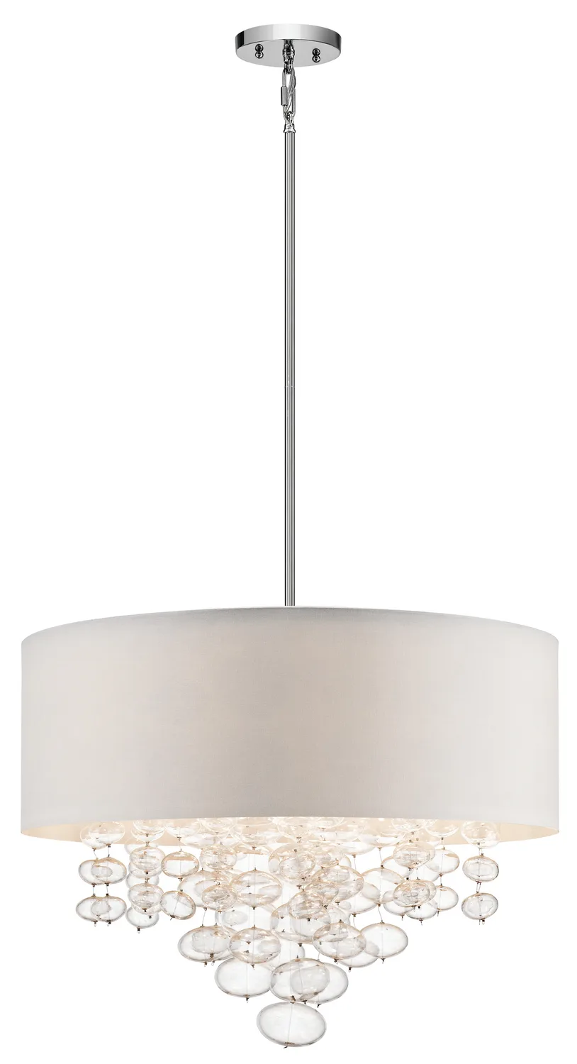 Piatt 5-Light Pendant in Chrome