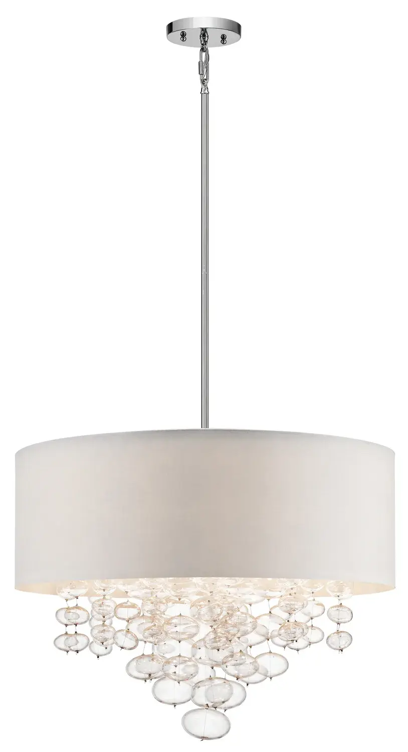 Piatt 5-Light Pendant in Chrome