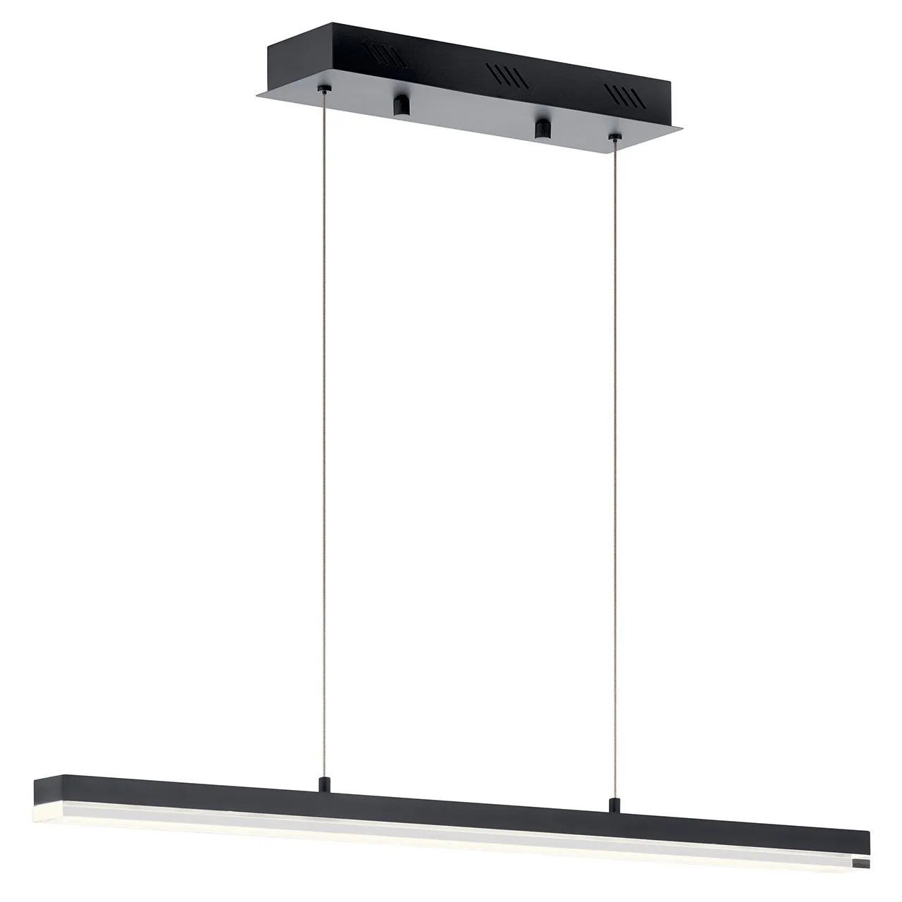 Gorve LED Linear Chandelier in Matte Black