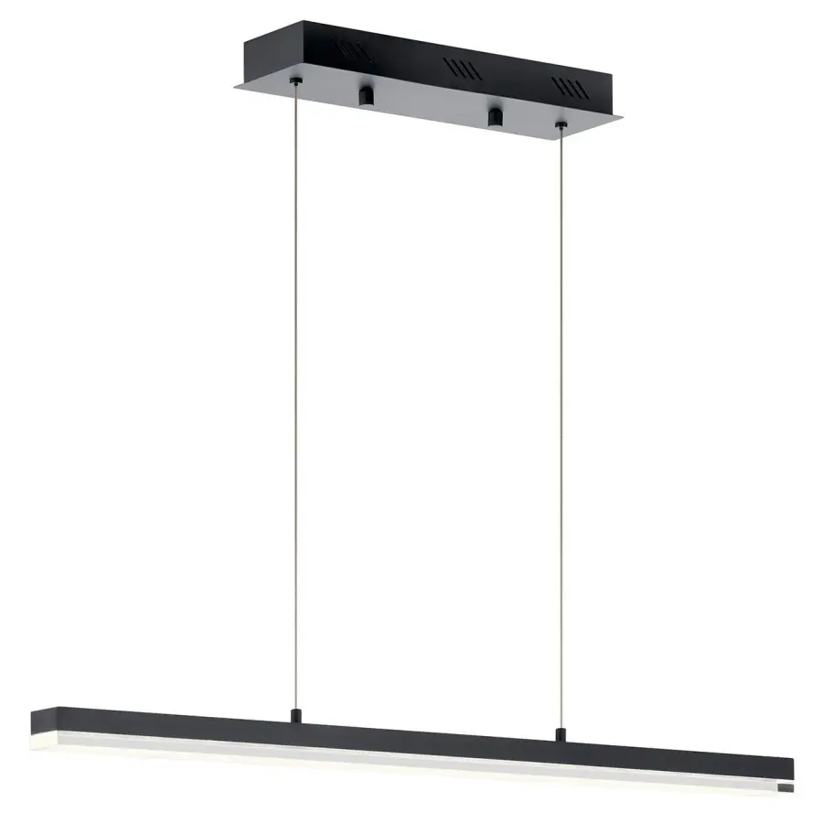 Gorve LED Linear Chandelier in Matte Black