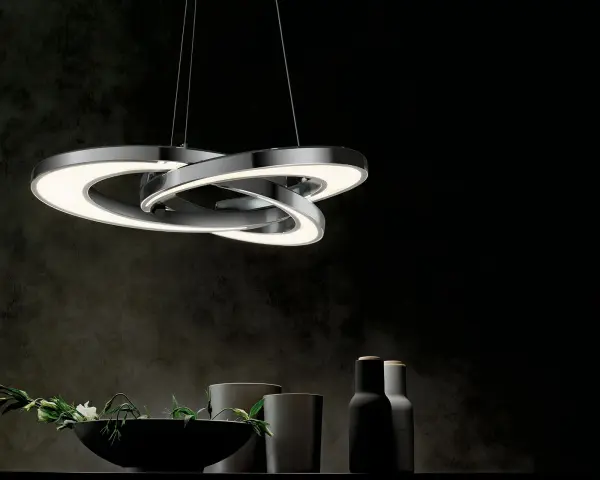 Destiny Chrome Chandelier - Image 3