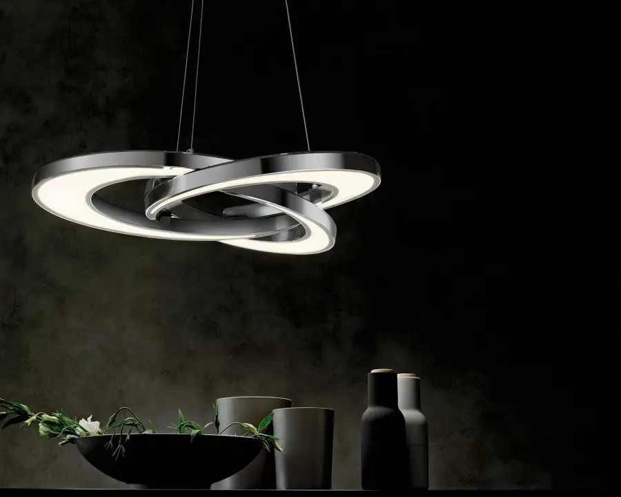 Destiny Chrome Chandelier - Image 3