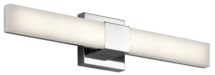 Neltev 24" LED Linear Bath Light in Chrome