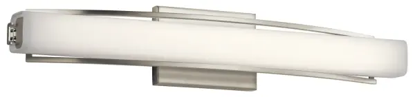 Rowan LED Linear Bath Light in Brushed Nickel