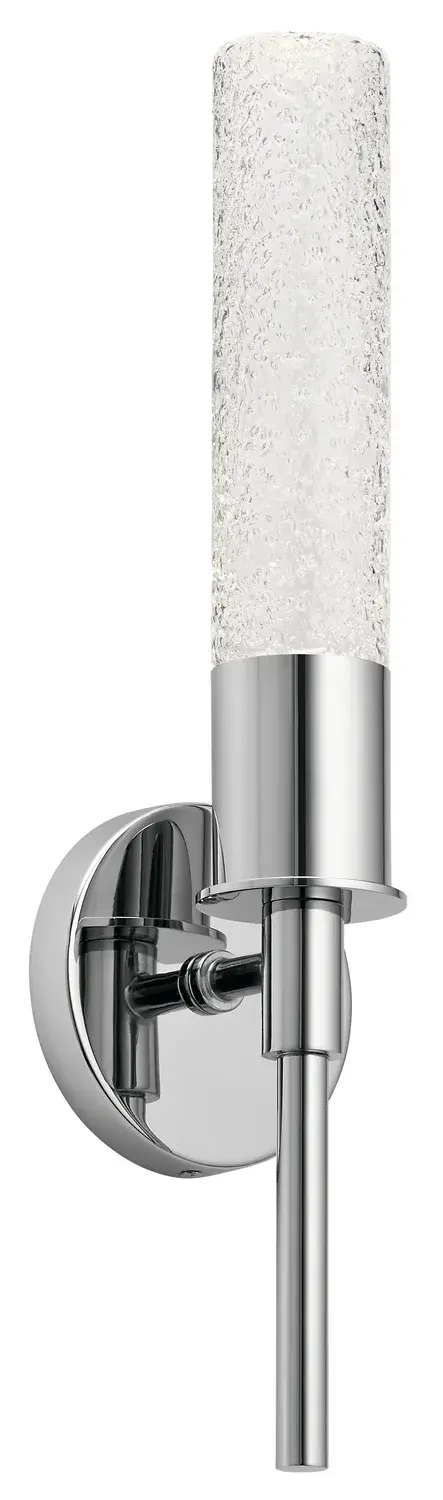 Glacial LED Wall Sconce in Chrome