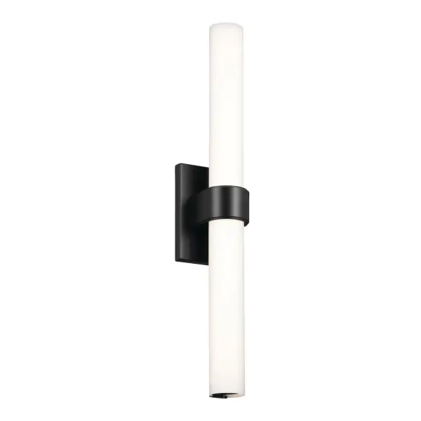 Izza LED Linear Bath Light in Matte Black