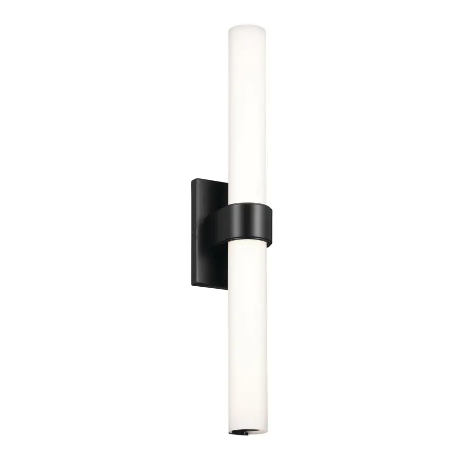 Izza LED Linear Bath Light in Matte Black