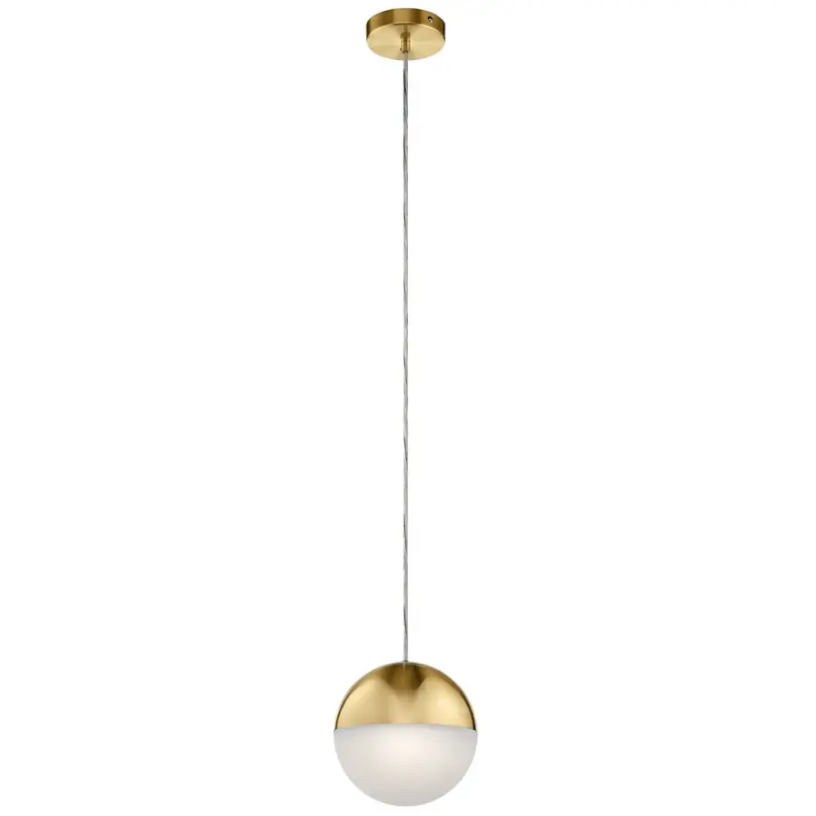 Moonlit LED Mini Pendant in Champagne Gold