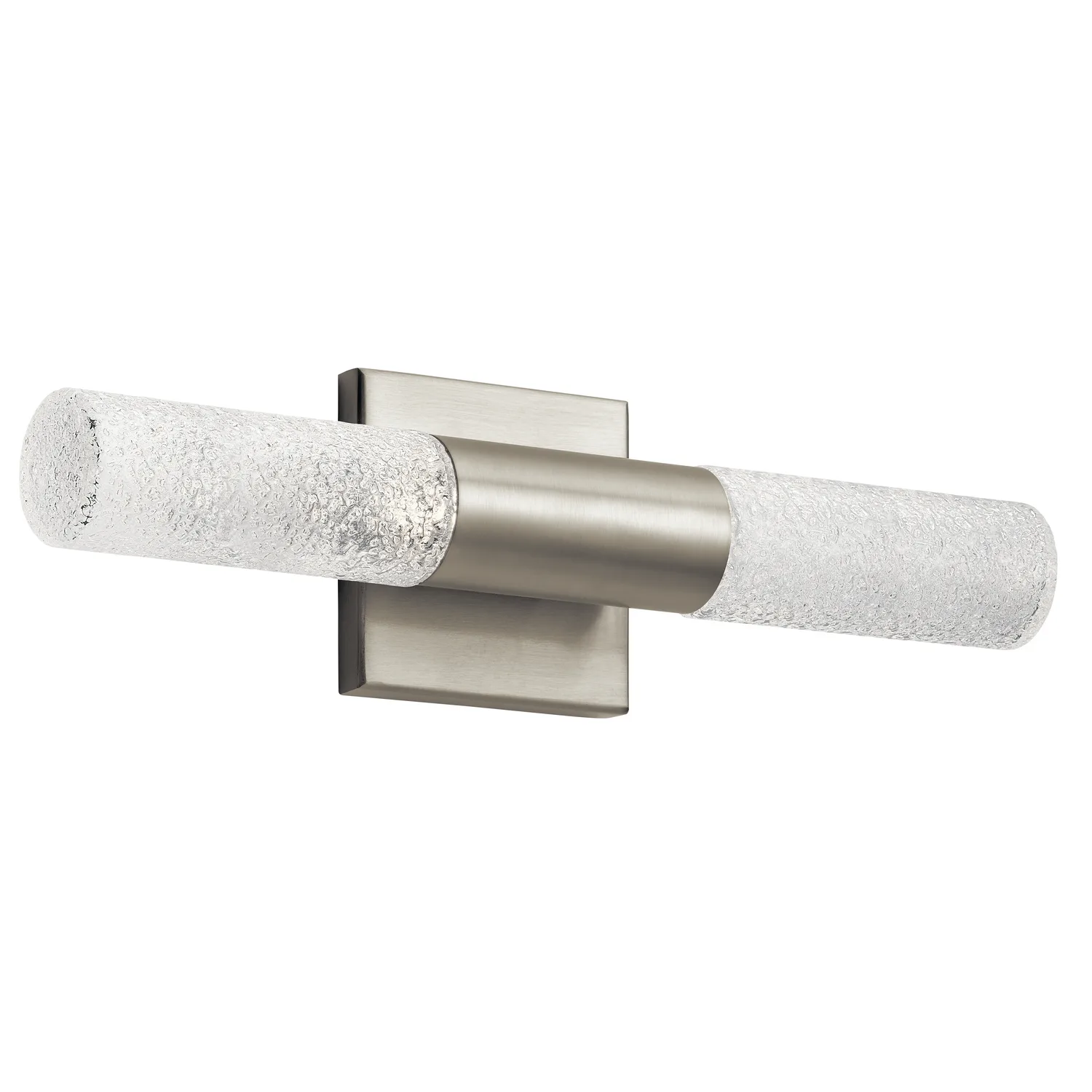 Glacial LED Wall Sconce in Brushed Nickel