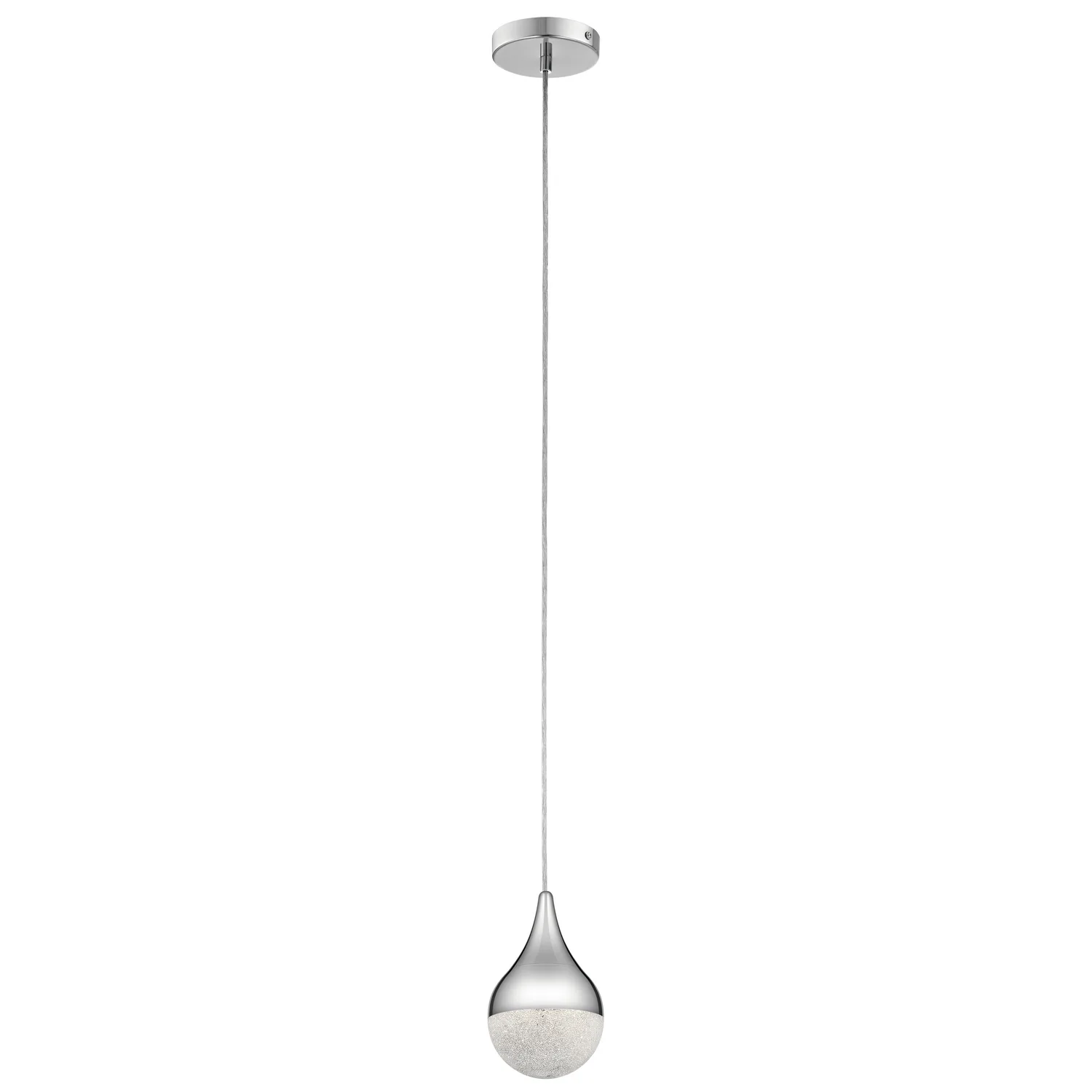 Kiss LED Mini Pendant in Chrome